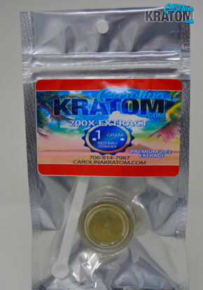 White Background Gold 45 Kratom Extract